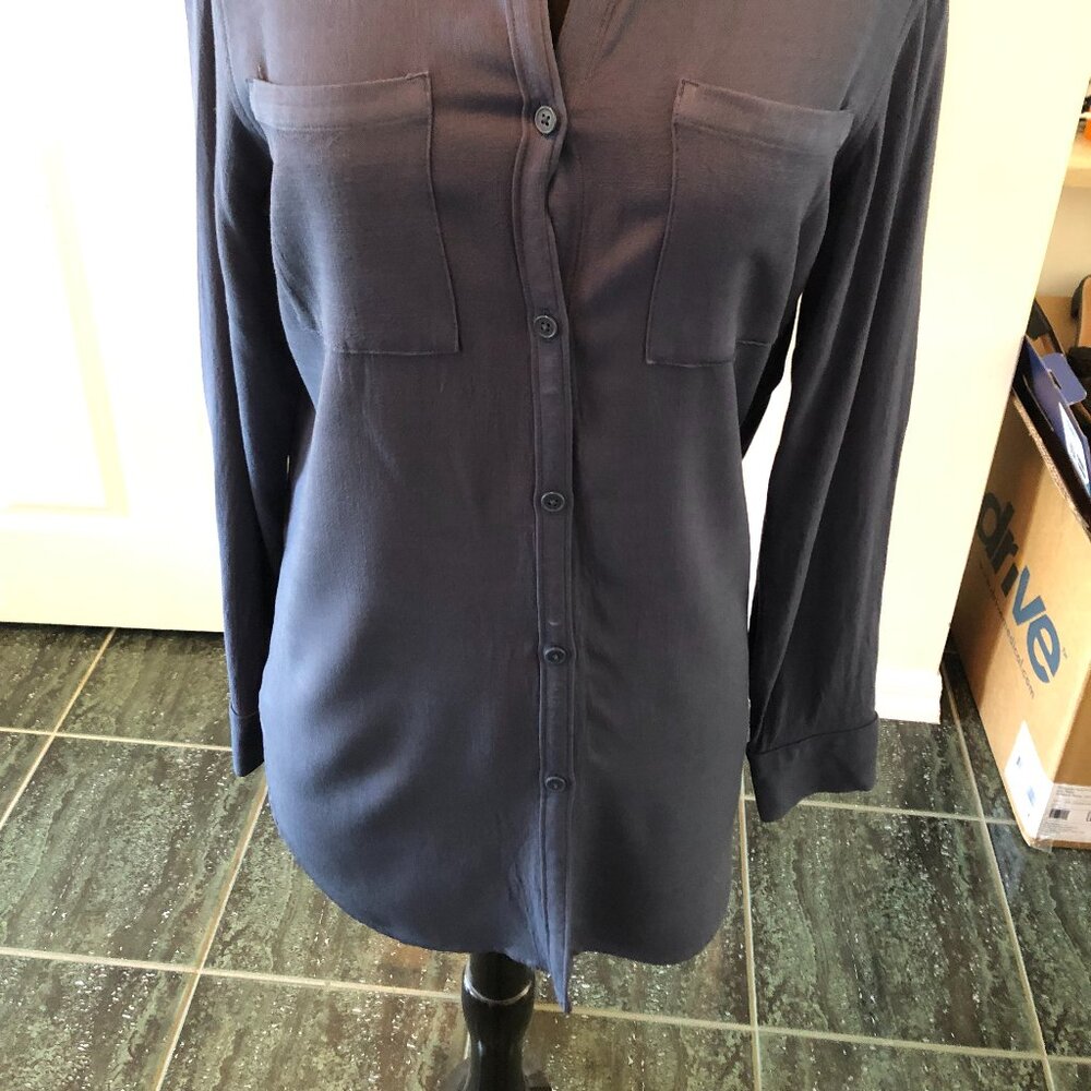 Calia dusty blue long sleeve shirt, size small ladies - Picture 5 of 6